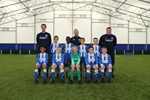 U10 Age Group Prints: Brighton & Hove Albion FC U10 Academy Team - Season 2015-16: Thumbs Up for Thursday's Headshot Session