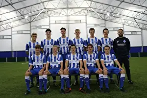 U16 Age Group Prints: Brighton & Hove Albion FC U16 Academy Team: 2015-16 Annual Photo