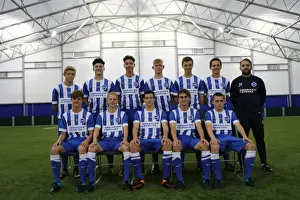 All Academy Photoshoot Prints: Brighton & Hove Albion FC U16 Team: 2015-16 Academy Annual Photoshoot
