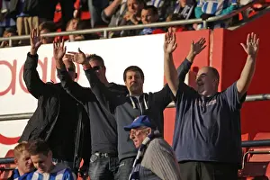 Crowd Shots Away Days 2011-12 Prints: Brighton and Hove Albion FC: Unforgettable Away Days 2011-12 - Electric Fan Crowd Moments