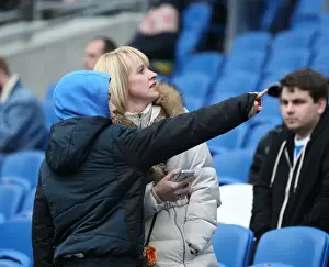 Brighton and Hove Albion FC: Unwavering Fan Support in Sky Bet Championship Clash vs. Wolverhampton Wanderers (14MAR15)