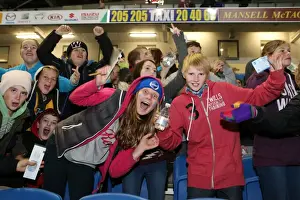 Brighton and Hove Albion FC: Unwavering Fan Support in Sky Bet Championship Match vs. Wigan Athletic (November 2014)