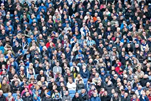 Birmingham City - 21-04-2012 Prints: Brighton & Hove Albion FC: Unwavering Passion of Fans Amidst Championship Battle vs