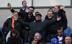 Images Dated 8th November 2014: Brighton and Hove Albion FC: Unwavering Support in Sky Bet Championship Clash vs