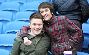 Images Dated 7th February 2015: Brighton and Hove Albion FC: Unwavering Support in Sky Bet Championship Clash vs