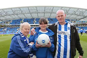 Presentation Prints: Brighton and Hove Albion FC: Winning Moment Against Birmingham City in Sky Bet Championship (21FEB15)