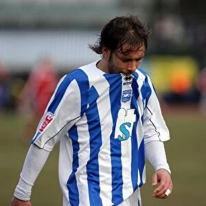 Images Dated 13th March 2010: Brighton & Hove Albion FC's Inigo Calderon: A Star Player
