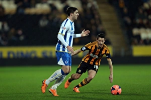 Hull City 24-02-2014 Prints: Brighton & Hove Albion at Hull City (Away), 24-02-2014