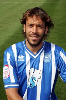 14/15 Squad Prints: Brighton & Hove Albion: Inigo Calderon - Seaside Star Midfielder