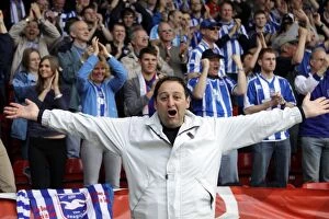Images Dated 16th April 2011: Brighton & Hove Albion: League 1 Title Victory Celebrations at Walsall, April 2011