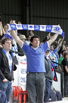 Images Dated 16th April 2011: Brighton & Hove Albion: League 1 Title Winning Moment at Walsall