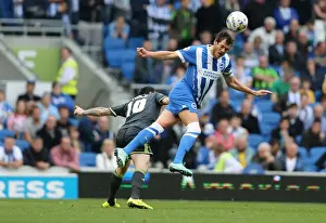 Brighton & Hove Albion: Lewis Dunk Clears the Ball Against Middlesbrough (October 2014)