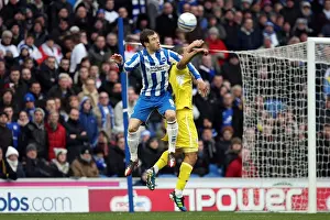 Leicester City - 04-02-12 Prints: Brighton & Hove Albion: Nostalgic Review of the 2011-12 Home Game Against Leicester City (04-02-12)