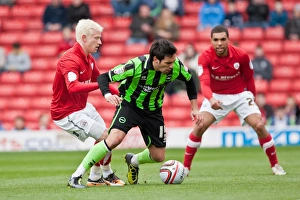 Brighton & Hove Albion at Oakwell Stadium: Vicente in Npower Championship Showdown against Barnsley (April 28, 2012)