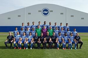 Team Pictures Collection: Brighton & Hove Albion Official Team Photo 2014_15 Season