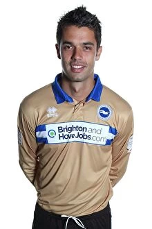 Peter Brezovan Collection: Brighton and Hove Albion: Peter Brezovan in Action
