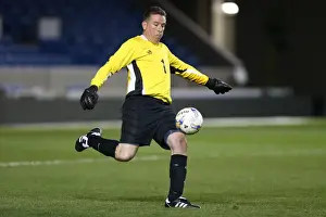 Prints of Play on the pitch match at the American Express Community Stadium, Brighton and Hove, England on 27 April 2015 Play On Pitch 2015 Prints: Brighton & Hove Albion: Play on the Pitch - 27 April 2015 (EVE)
