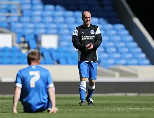 02 Play On Pitch 28APR15 AM Prints: Brighton & Hove Albion: Play on the Pitch - American Express Community Stadium (April 2015)