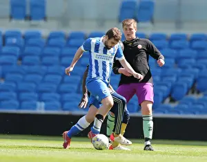 Corporate Football Match 28sapr15 Am Prints: Brighton & Hove Albion: Play on the Pitch - A Community Stadium Experience (28 April 2015)