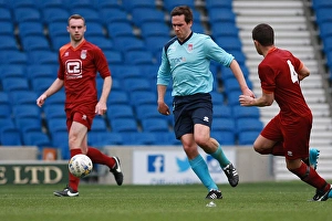 Ten Brighton & Hove Albion Players in Action during the May 1, 2015 Match