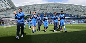Watford 25APR15 Prints: Brighton and Hove Albion Players Receive Lap of Appreciation after Championship Victory over Watford (25APR15)