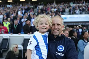 Prints of Lap of appreciation during the Premier League match between Brighton and Hove Albion and Manchester City at the American Express Community Stadium, Falmer, Brighton on the 12th May 2019 2018-19 Matches Prints: Brighton & Hove Albion: Premier League Survival Celebration - Players Lap of Appreciation (12 May 2019)
