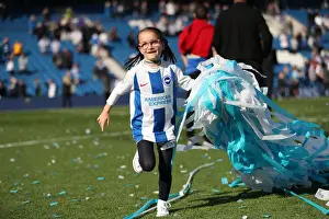 Prints of Lap of appreciation during the Premier League match between Brighton and Hove Albion and Manchester City at the American Express Community Stadium, Falmer, Brighton on the 12th May 2019 2018-19 Matches Prints: Brighton & Hove Albion: Premier League Survival Celebration - Players Lap of Appreciation (12 May 2019)