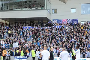 Prints of Lap of appreciation during the Premier League match between Brighton and Hove Albion and Manchester City at the American Express Community Stadium, Falmer, Brighton on the 12th May 2019 2018-19 Matches Prints: Brighton & Hove Albion: Premier League Survival Celebration - Players Lap of Appreciation (May 12)