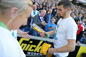 Prints of Lap of appreciation during the Premier League match between Brighton and Hove Albion and Manchester City at the American Express Community Stadium, Falmer, Brighton on the 12th May 2019 2018-19 Matches Prints: Brighton & Hove Albion: Premier League Survival Celebration - Players Lap of Appreciation (May 2019)
