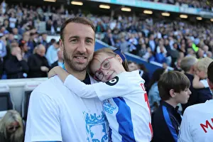 Prints of Lap of appreciation during the Premier League match between Brighton and Hove Albion and Manchester City at the American Express Community Stadium, Falmer, Brighton on the 12th May 2019 2018-19 Matches Prints: Brighton & Hove Albion: Premier League Survival Celebration - Players Lap of Appreciation (May 2019)