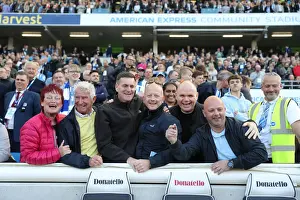 Prints of Lap of appreciation during the Premier League match between Brighton and Hove Albion and Manchester City at the American Express Community Stadium, Falmer, Brighton on the 12th May 2019 2018-19 Matches Prints: Brighton and Hove Albion: Premier League Survival Celebration - Players Lap of Appreciation (May 2019)
