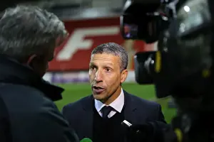 Brighton Manager Prints: Brighton and Hove Albion Take on Rotherham United in Sky Bet Championship Clash (12JAN16)