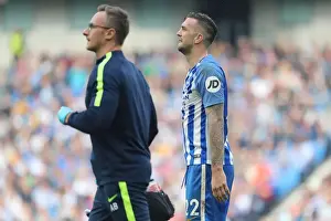 Everton 15OCT17 Prints: Brighton & Hove Albion: Shane Duffy Injured Against Everton (12th Aug 2017)