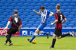 Images Dated 13th February 2010: Brighton & Hove Albion: Staff Match, May 25, 2015 - A Unified Team on the Pitch