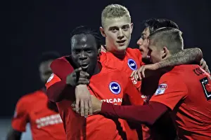 And Celebrates Prints: Brighton & Hove Albion U23s Gear Up for EFL Trophy Showdown against AFC Wimbledon (06DEC16)