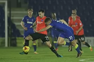 Images Dated 6th December 2016: Brighton & Hove Albion U23s vs. AFC Wimbledon: EFL Trophy Clash at The Cherry Red Records Stadium