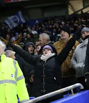 Matchday Fans Prints: Brighton and Hove Albion v Arsenal Premier League 04JAN25