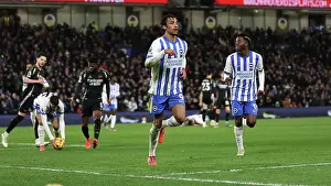 Takes A Penalty And Prints: Brighton and Hove Albion v Arsenal Premier League 04JAN25