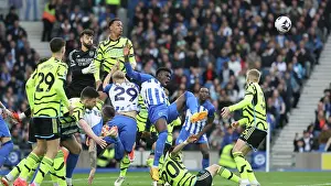 Attack Prints: Brighton and Hove Albion v Arsenal Premier League 06APR24