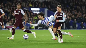Pain Prints: Brighton and Hove Albion v Aston Villa Premier League 02APR25