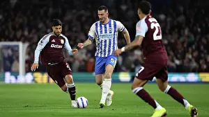 Weaves His Way Through Prints: Brighton and Hove Albion v Aston Villa Premier League 02APR25