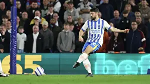 Makes His Premier League Debut Prints: Brighton and Hove Albion v Aston Villa Premier League 02APR25