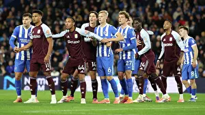 Jostles For Position Prints: Brighton and Hove Albion v Aston Villa
Premier League
03DEC25
