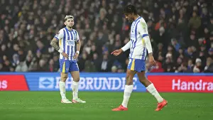 Looks Frustrated Prints: Brighton and Hove Albion v Brentford Premier League 27DEC24