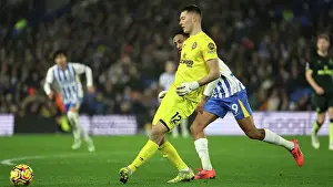 Surrounded Prints: Brighton and Hove Albion v Brentford Premier League 27DEC24