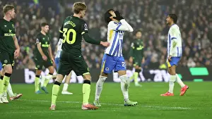 Looks Frustrated Prints: Brighton and Hove Albion v Brentford Premier League 27DEC24