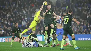 Makes A Save Prints: Brighton and Hove Albion v Brentford Premier League 27DEC24