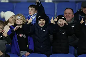 Groups Of Child Football Fans Prints: Brighton and Hove Albion v Chelsea FA Cup 5th Round 05FEB25