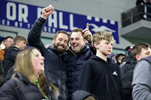 Matchday Fans Celebrate Happy Prints: Brighton and Hove Albion v Chelsea Premier League 14FEB25