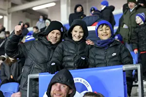 Matchday Fans Celebrate Happy Prints: Brighton and Hove Albion v Chelsea Premier League 14FEB25